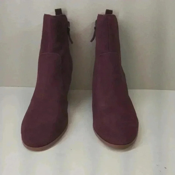 Violent and Red Jay Jay wedge Booties in burgundy size 9.5 nwob and size 9 - Picture 4 of 9